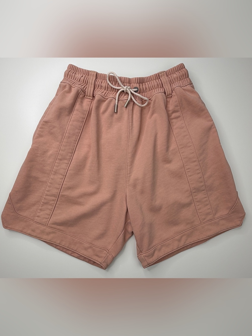 Lakh Supply Casual Drawstring Lounge Shorts - Dusty Rose/Peach EUC Small S